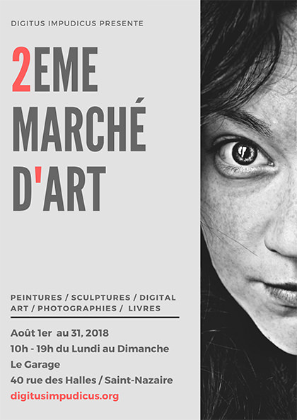 Visuel "deuxième-marché-d'Art" - Saint-Nazaire (Août 2018)