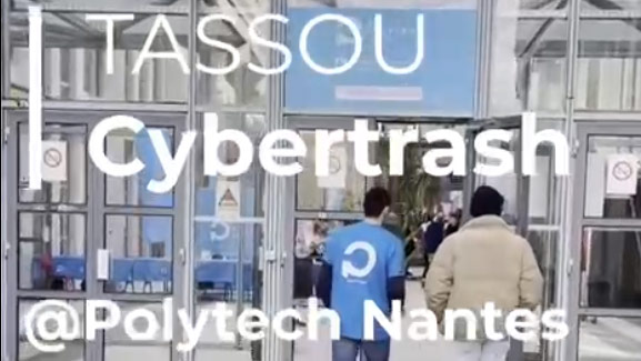 Affiche vidéo Polytech 2026 - Exposition Rémy Tassou (Mélody Tassou)